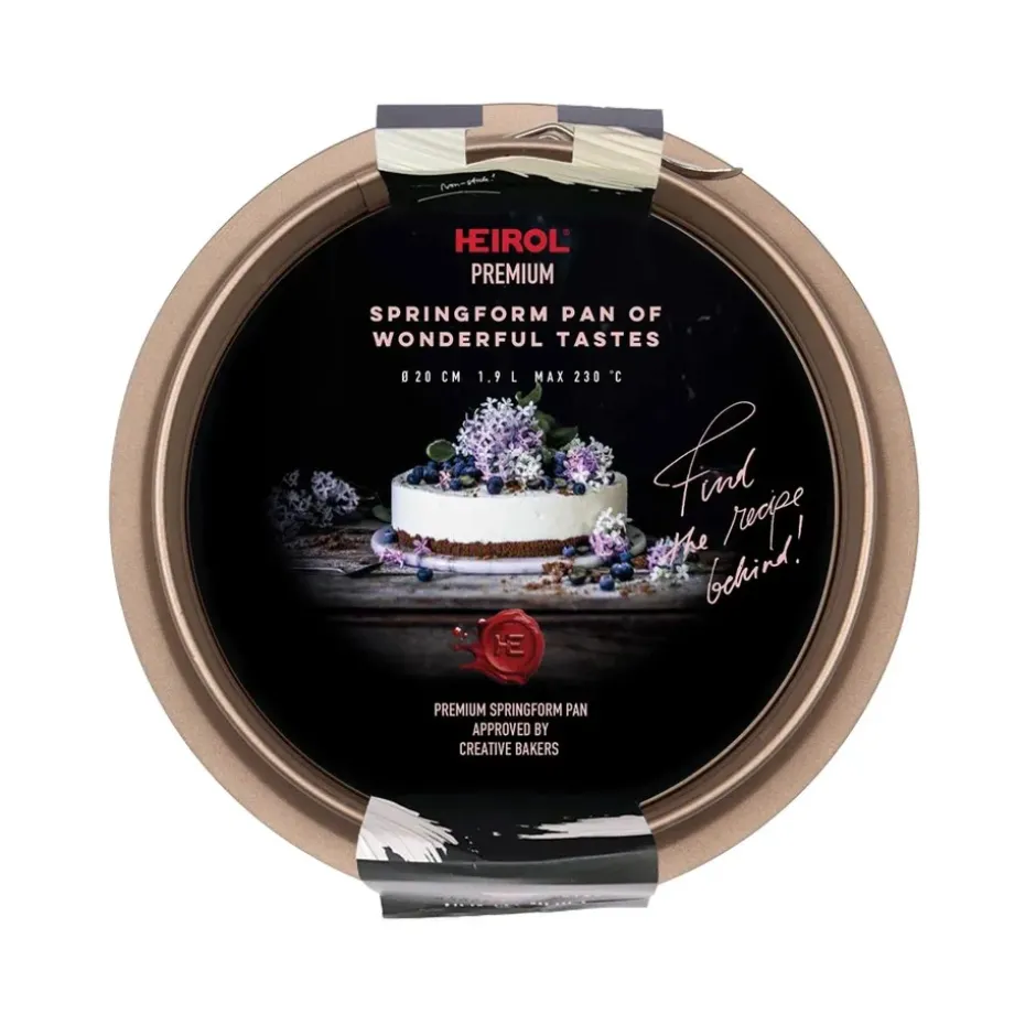 Molde desmontable Heirol color champagne, Ø20 cm