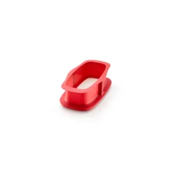 Molde desmontable rectangular Lékué con base 24 cm, Rojo