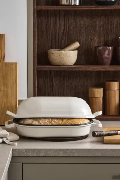Molde esmaltado para pan Nordwik Levain 39x26 cm, Crema