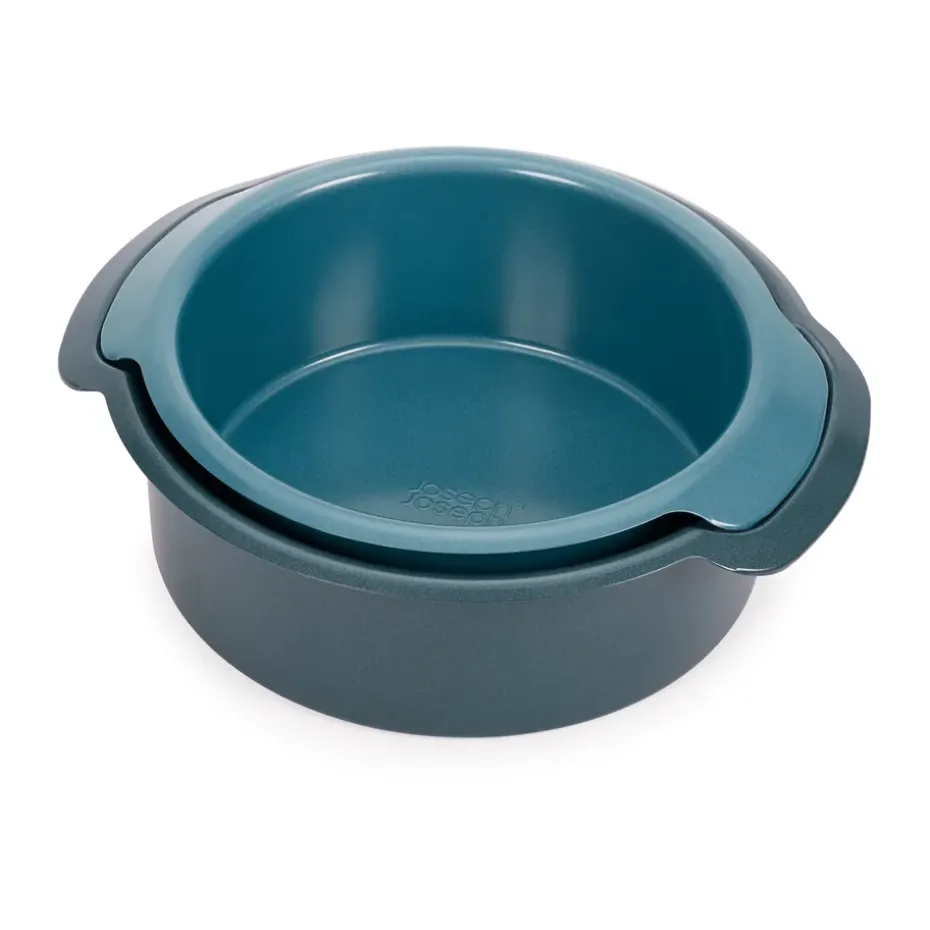 Molde para hornear redondo Nest bake 2 piezas, Azul