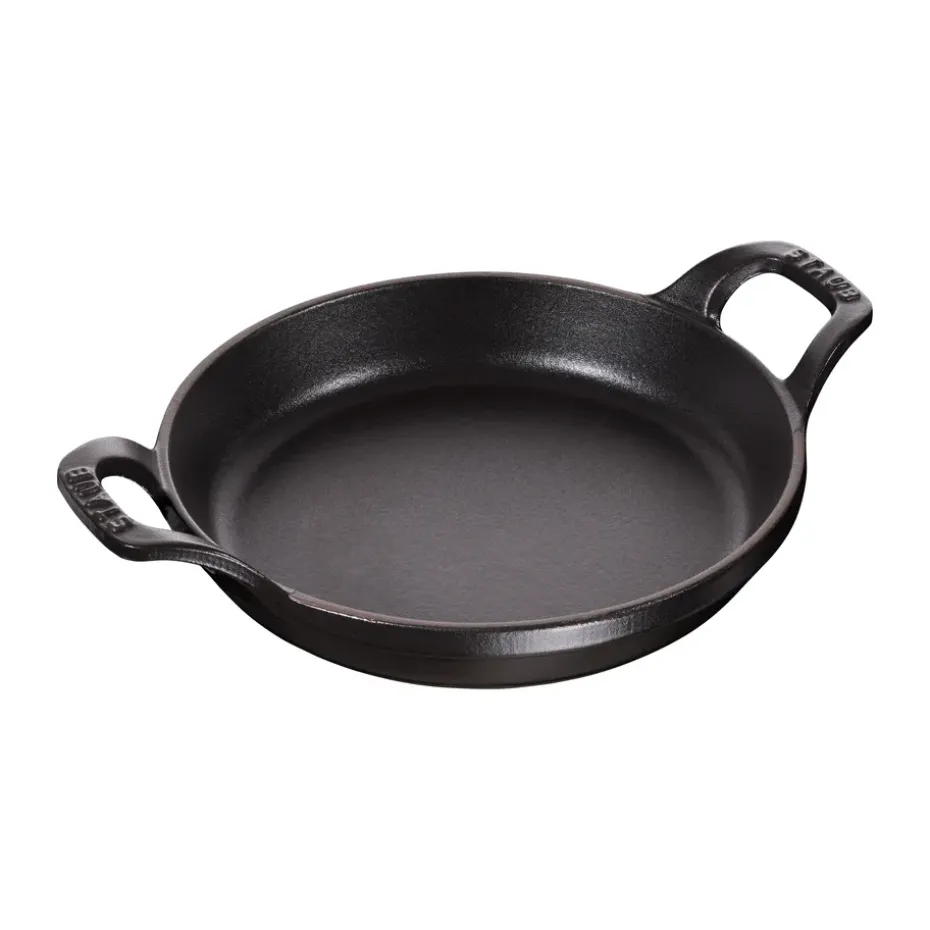 Molde para horno de hierro fundido Staub redondo Ø16 cm, Negro