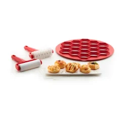 Molde para mini pasteles Lékué, Rojo