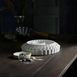 Molde para tarta Pillivuyt redondo blanco, Ø 24 cm