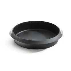 Molde redondo Lékué de silicona 24 cm, Negro