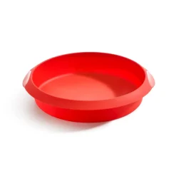 Molde redondo Lékué de silicona 24 cm, Rojo