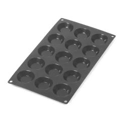 Molde tartaletas de silicona Lékué 15 cav., Negro