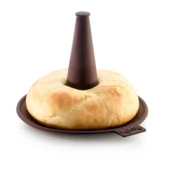 Moldes bagel Lékué 6-pack, Marrón
