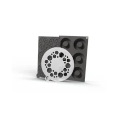 Moldes de silicona Plate-it inner circle 3 piezas, Gris