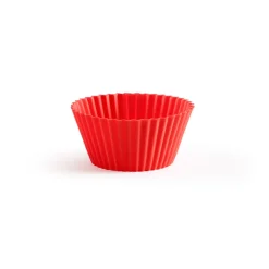 Moldes magdalenas silicona Lékué 6-pack, Rojo
