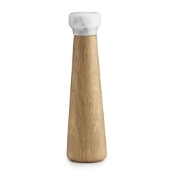 Molinillo de sal Craft roble-mármol blanco, grande