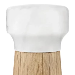 Molinillo de sal Craft roble-mármol blanco, grande