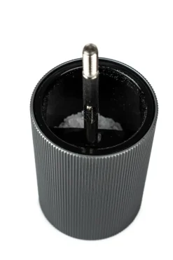 Molinillo de sal Line Dark 18 cm, Wood-aluminium