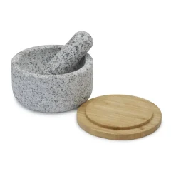 Mortero Dash Ø15,5 cm, Bambú de granito