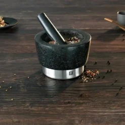 Mortero Zwilling Spices, negro