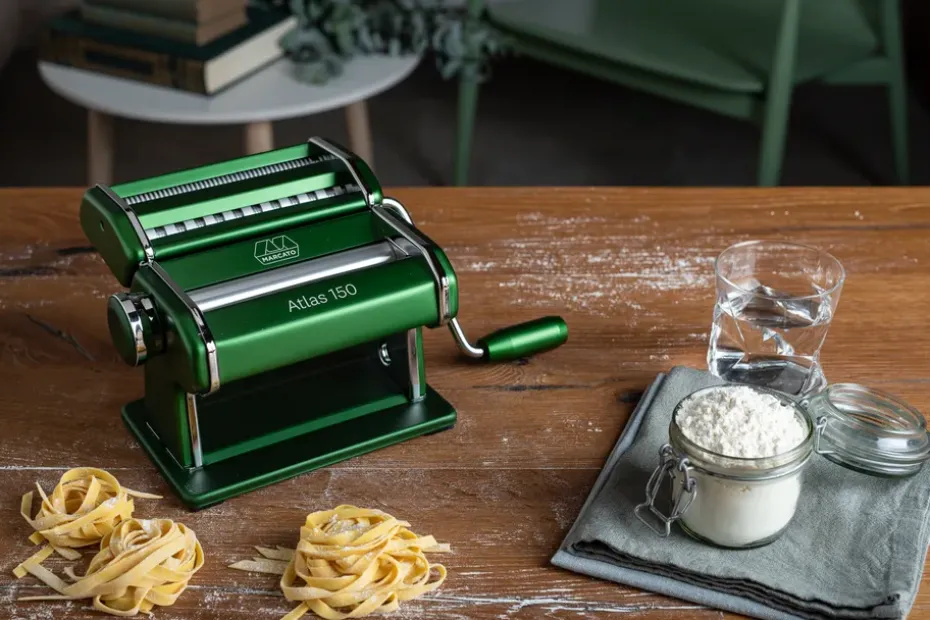 Máquina de pasta Marcato Atlas 150 Design, verde