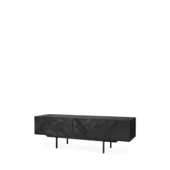 Mueble multimedia Graphic, Black 162 cm