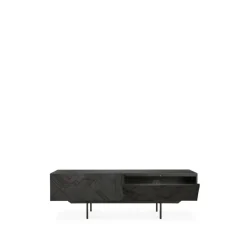 Mueble multimedia Graphic, Black 162 cm