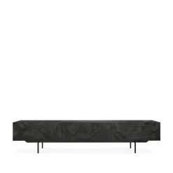 Mueble multimedia Graphic, Black 242 cm
