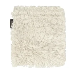 Muestra de alfombra de lana Cozy, Verde natural