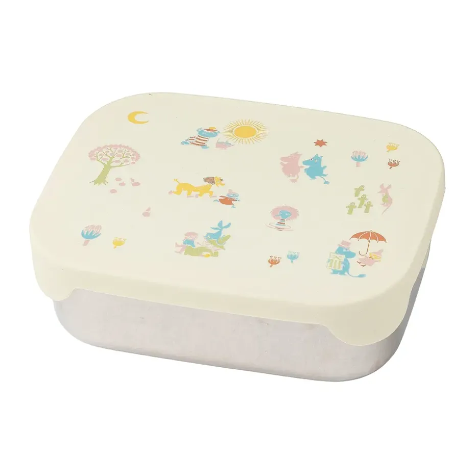 Mumin 80 fiambrera de metal 13x17 cm, Beige