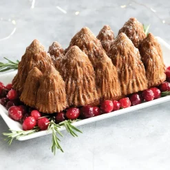 Nordic Ware Alpine Forest molde para hornear, Plata