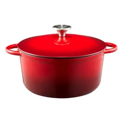 Olla de hierro fundido esmaltada Gretl 4 L, rojo