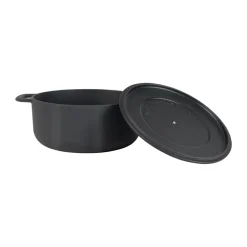 Olla de hierro fundido esmaltada Combekk Enameled Ø24 cm , Negro