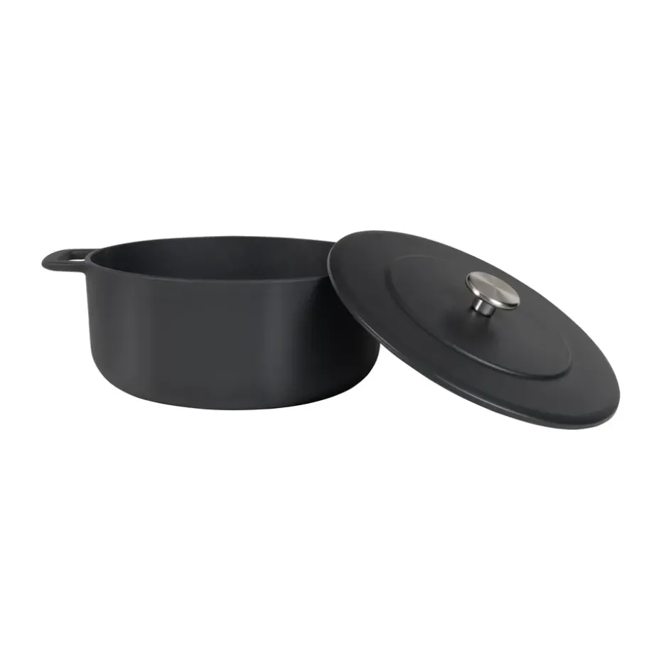 Olla de hierro fundido esmaltada Combekk Enameled Ø24 cm , Negro