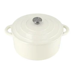 Olla de hierro fundido Nordwik redonda 5 l, Crema
