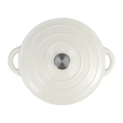 Olla de hierro fundido Nordwik redonda 5 l, Crema
