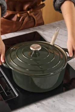 Olla de hierro fundido Nordwik redonda 5 l, Verde