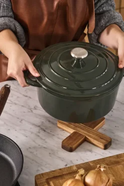 Olla de hierro fundido Nordwik redonda 5 l, Verde