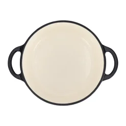 Olla de hierro fundido Nordwik redonda 2,5 l, Negro