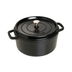 Olla de hierro fundido Staub redonda 5,2 l, negro