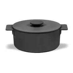 Olla de hierro fundido Surface negro, 3 L