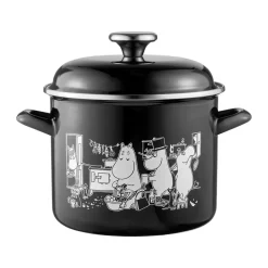 Olla esmaltada Mumin con tapa alta 3,5 L, Cocina