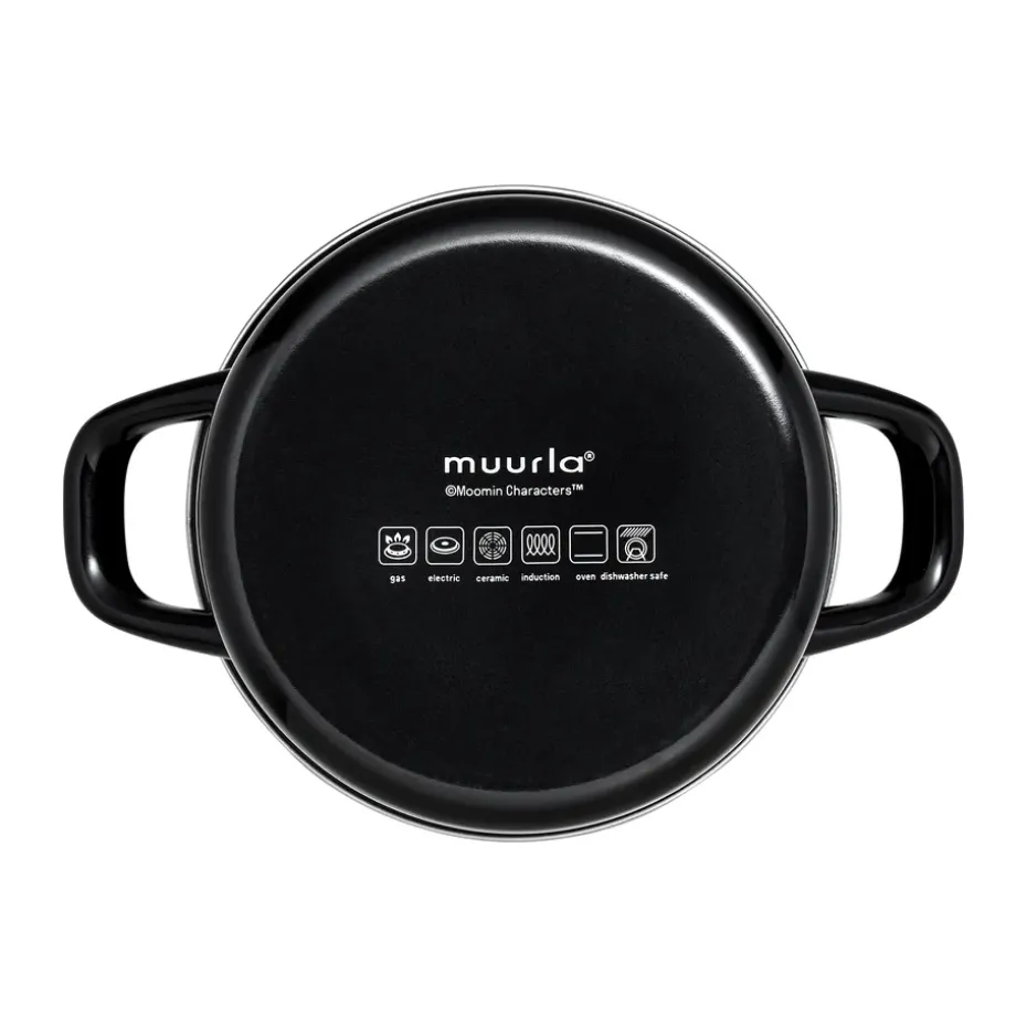 Olla esmaltada Mumin con tapa alta 1,5 L, Cocina