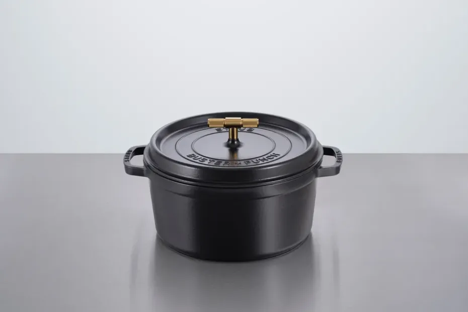 Olla hierro fundido Buster & Punch latón, 6,75 L