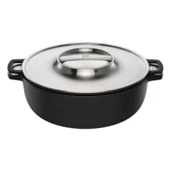 Olla Norden Grill Chef hierro fundido-acero inoxidable, Ø30 cm
