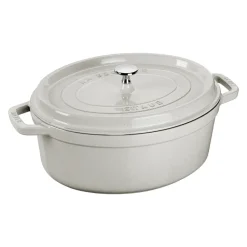 Olla ovalada Staub White Truffle, 4,2 l