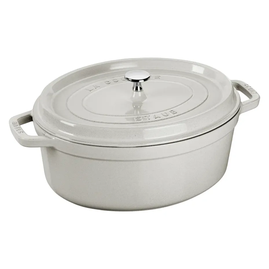 Olla ovalada Staub White Truffle, 4,2 l