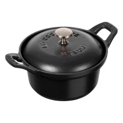Olla redonda Vintage La Coquette 0,5 L, negro