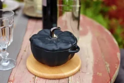 Olla Staub calabaza en gres negro, 0,7 L