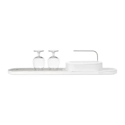 Organizador de fregadero SinkStyle, set de 2 piezas, Mineral Fresh White