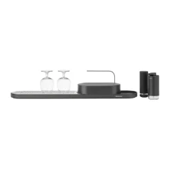 Organizador de fregadero SinkStyle, set de 4 piezas, Mineral Infinite Grey