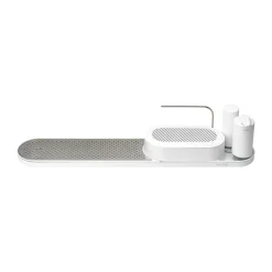 Organizador de fregadero SinkStyle, set de 4 piezas, Mineral Fresh White