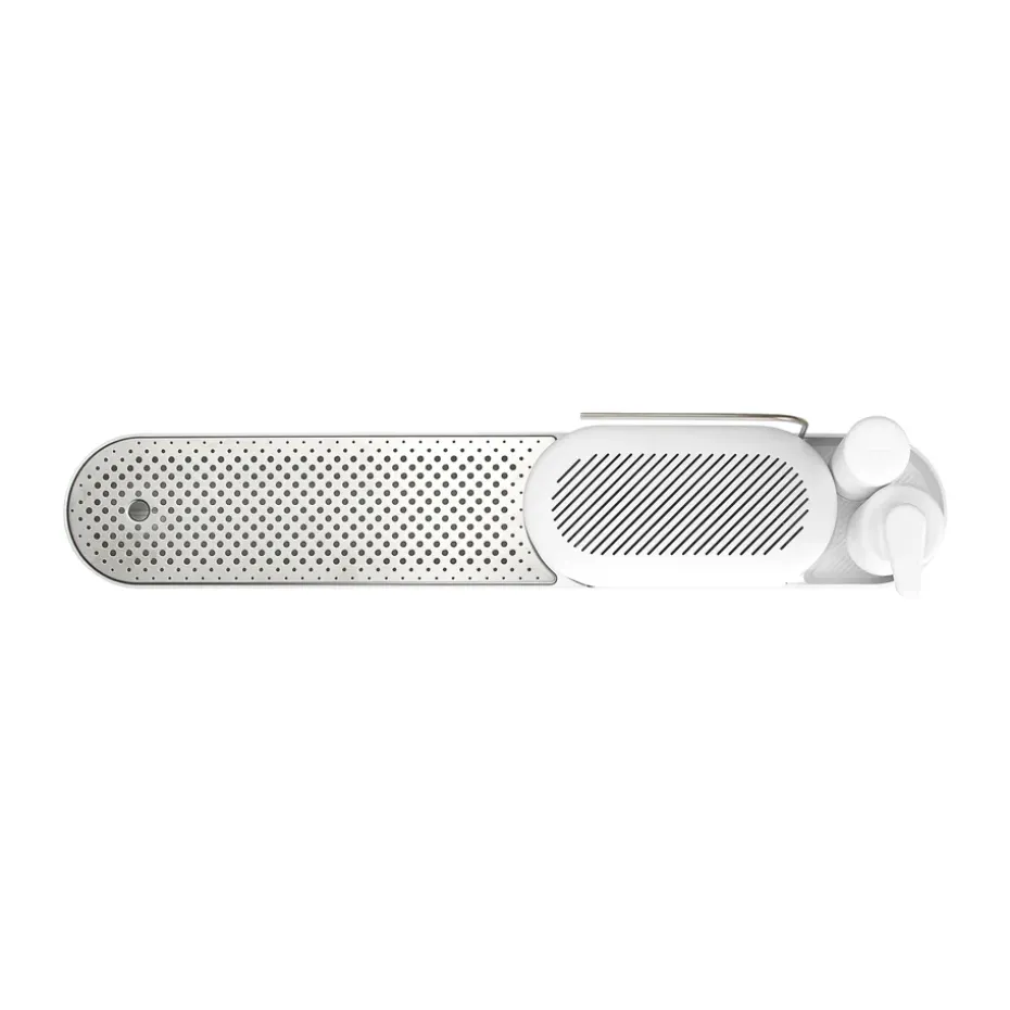 Organizador de fregadero SinkStyle, set de 4 piezas, Mineral Fresh White