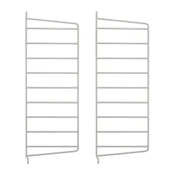 Panel de pared String, Beige, 50x20 cm, paquete de 2