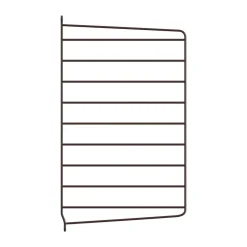 Panel de pared String, Marrón oscuro, 50x30 cm, paquete de 1