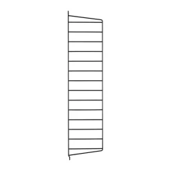Panel de pared String, Negro, 75x20 cm, paquete de 1